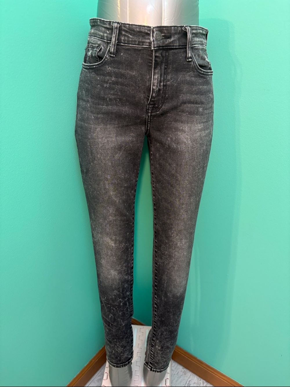 Lucky Brand Women's Charcoal Black Skinny Jeans